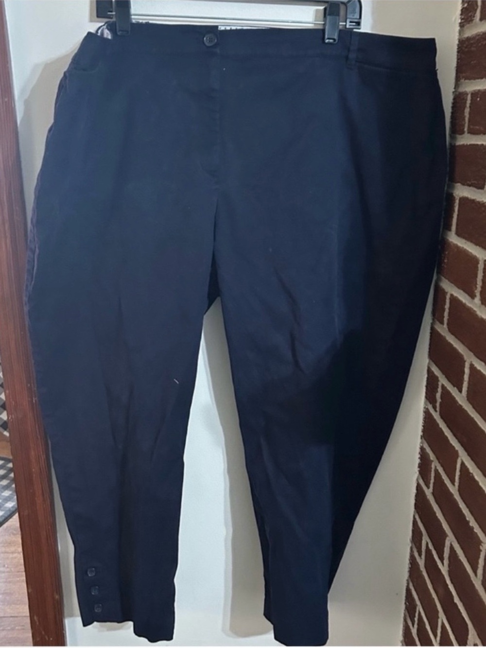 Talbots Size  24W The Perfect Crop
Navy Pants